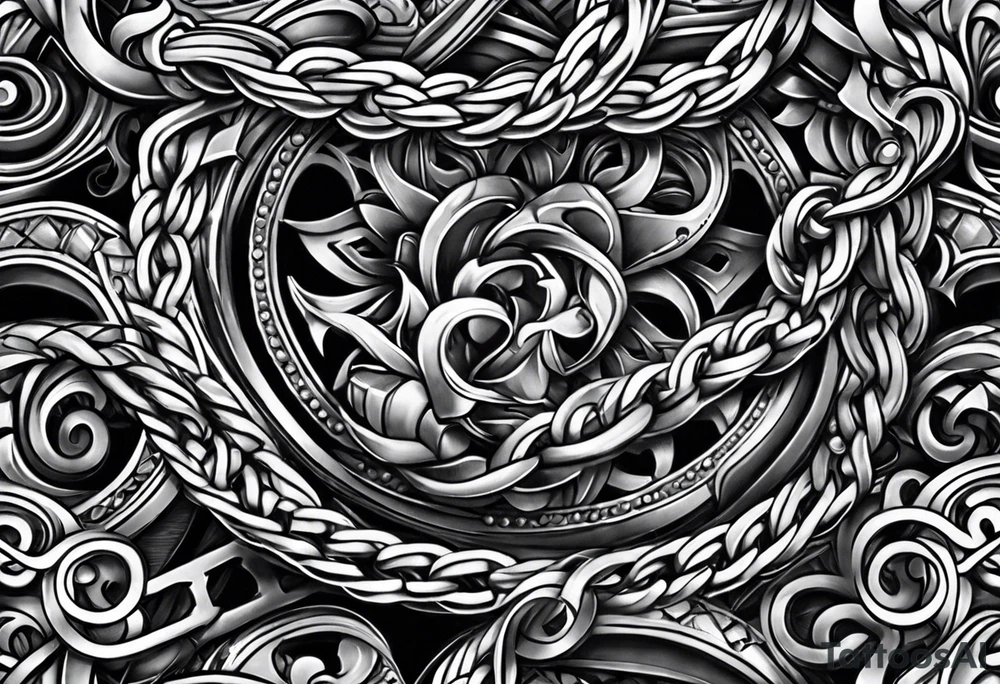 chains tattoo idea