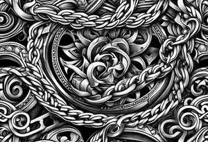 chains tattoo idea
