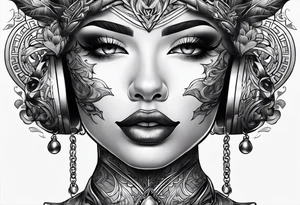 Make me a tattoo of bullish face tattoo idea