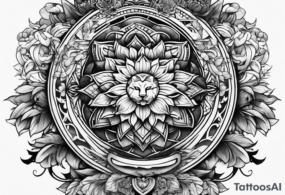 wisdom growth forgiveness loyalty enlightenment love respect tattoo idea