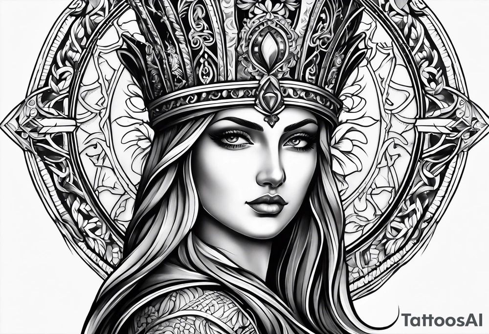st.barbara tattoo idea