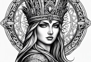 st.barbara tattoo idea
