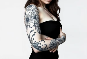 patchwork tattoo design tattoo idea