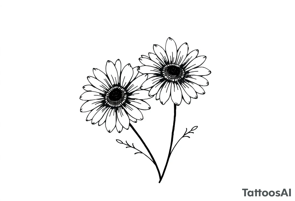 Daisies tattoo idea