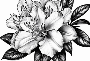 Rhododendron tattoo idea