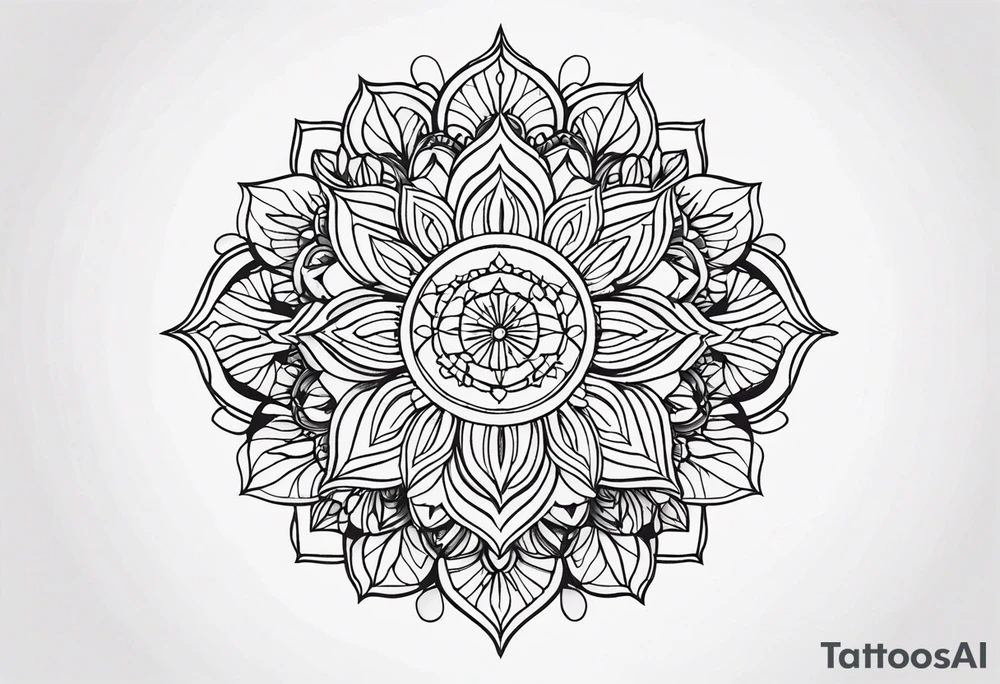 Mandala tattoo idea