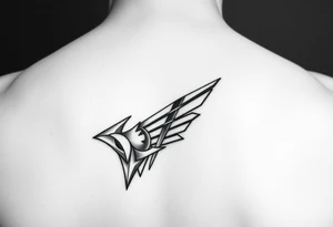 Realistic baby angle tattoo on left chest tattoo idea