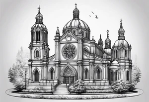 cathedral tattoo idea