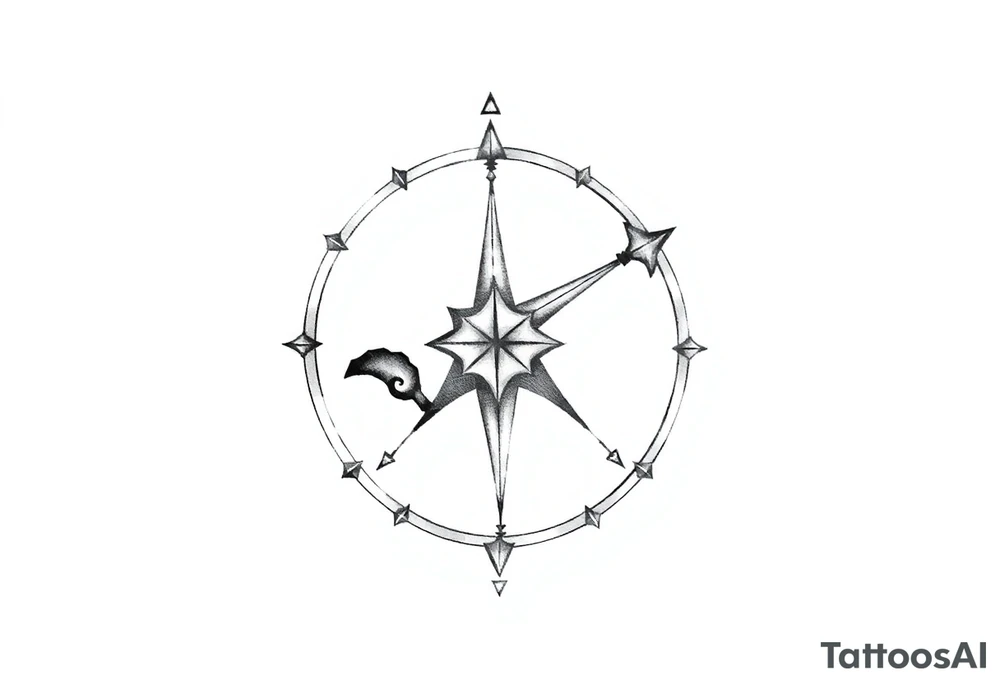 I want a small tattoo with a Sagittarius star sign tattoo idea