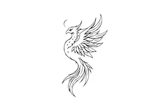 Phoenix rising tattoo idea