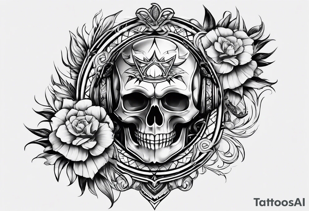 Strength and power tattoo idea