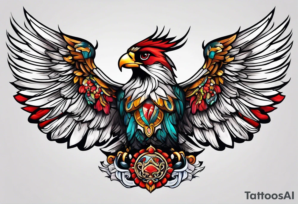Chest piece tattoo idea