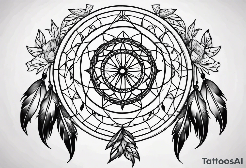 Dreamcatcher tattoo idea