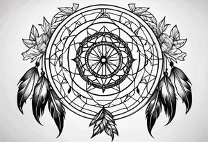 Dreamcatcher tattoo idea