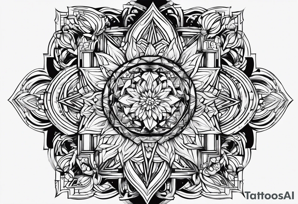 Name Lynn with a design tattoo idea