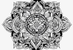 Name Lynn with a design tattoo idea