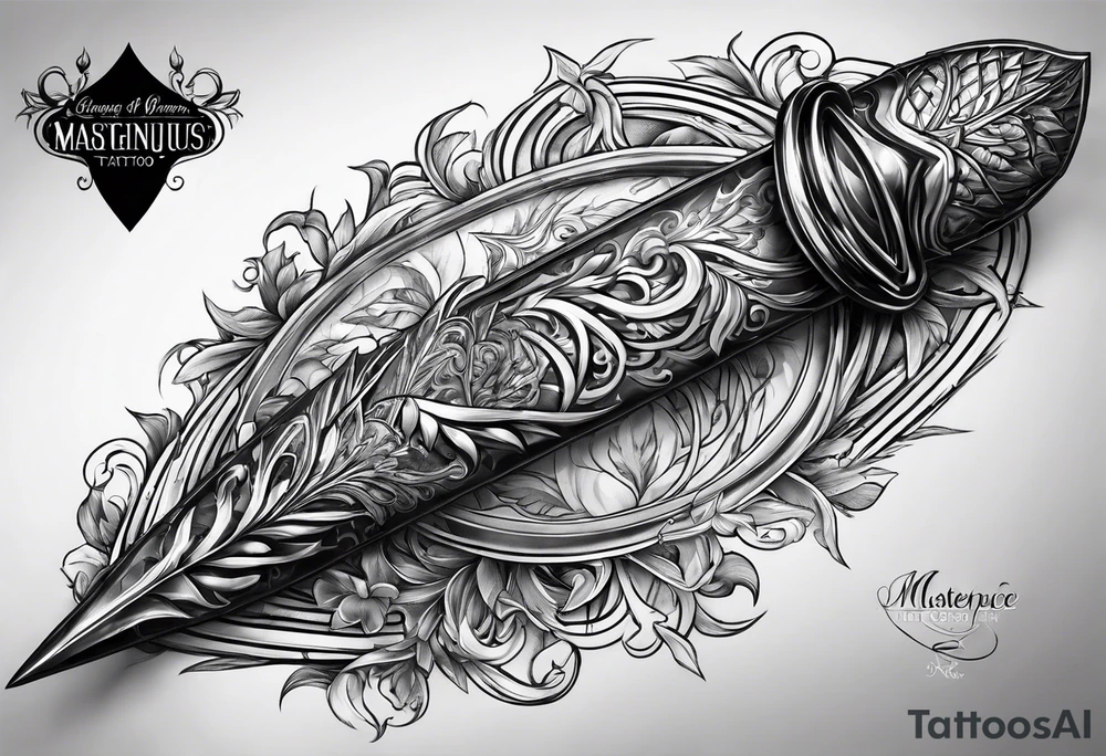 spear of longinus tattoo idea
