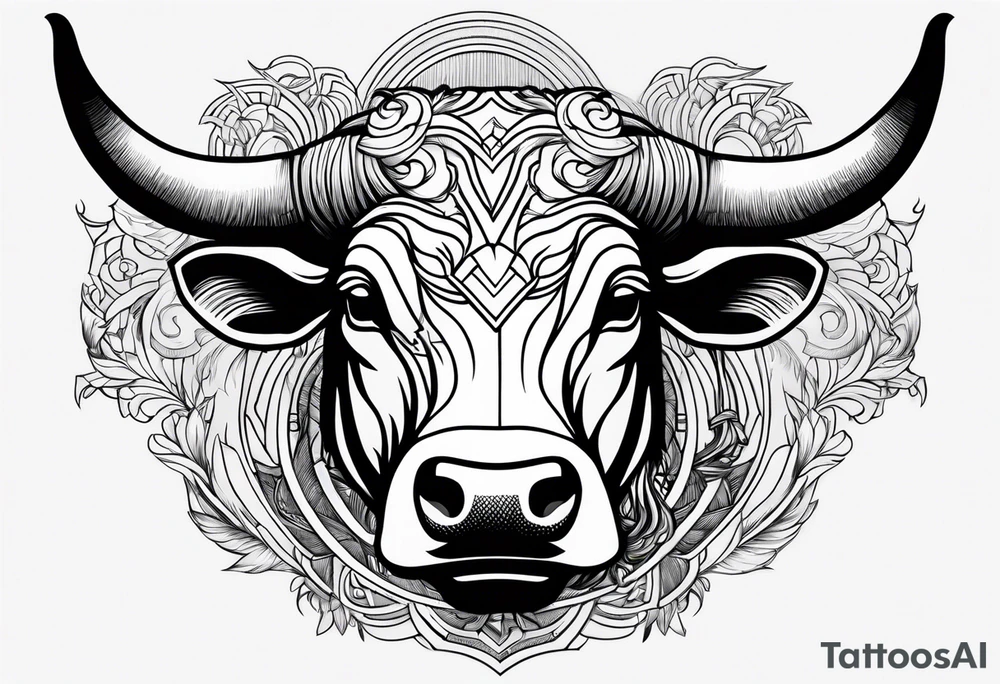 take the bull by its horns tattoo idea
