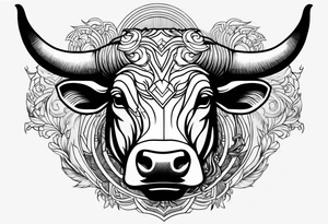 take the bull by its horns tattoo idea