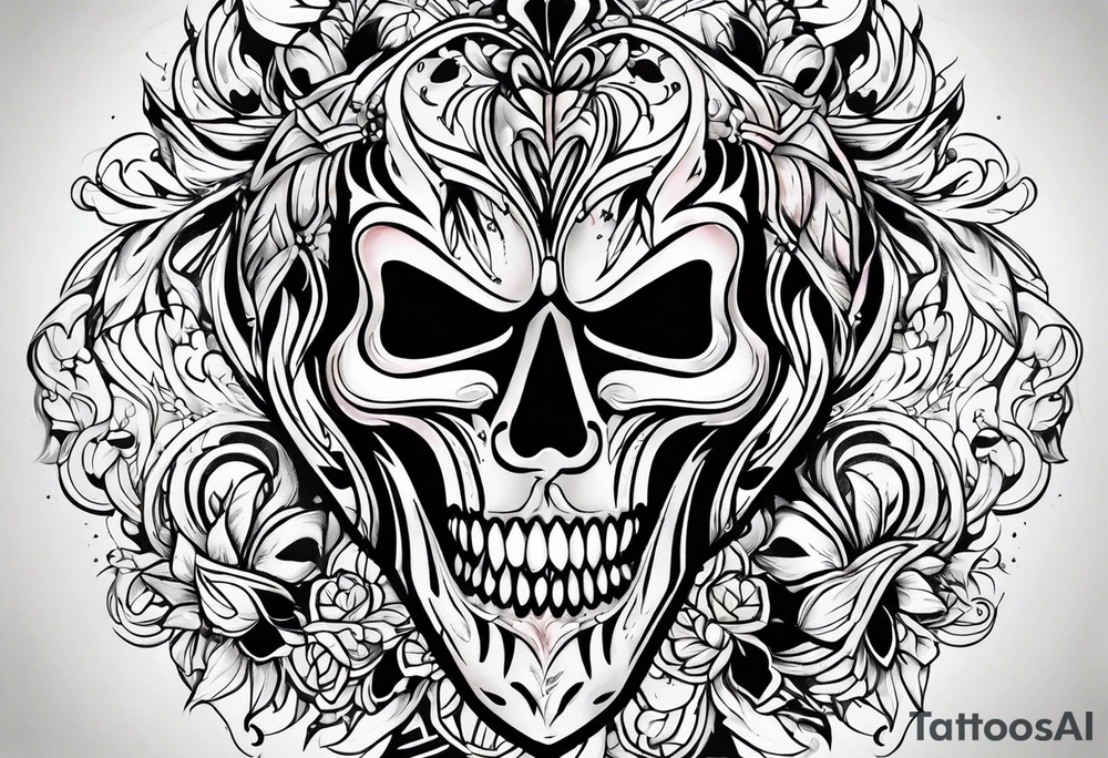 Scream mask tattoo idea