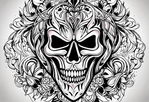 Scream mask tattoo idea