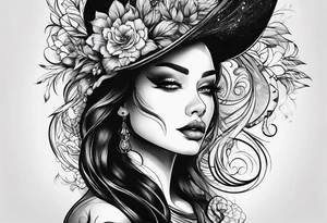 shadows of many people tattoo idea