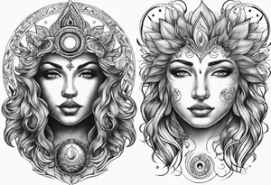 Sun in Pisces , Aquarius moon and Leo rising tattoo idea