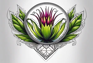 venus flytrap tattoo idea