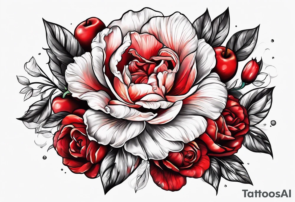 Red 🍎 tattoo idea
