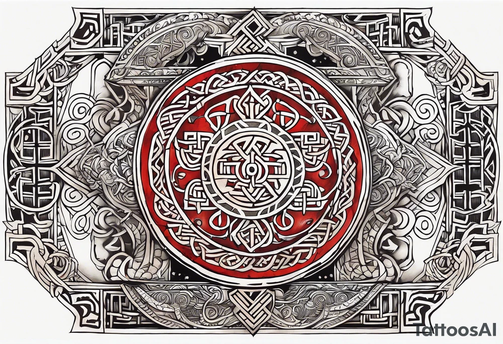 Viking runes tattoo idea