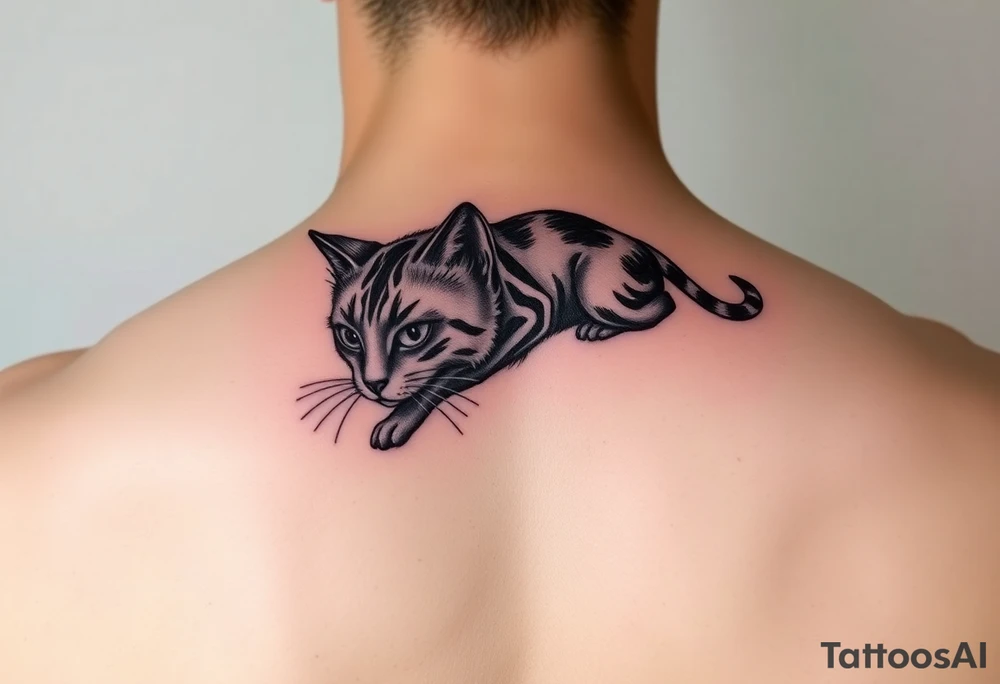 Black Cat tattoo idea