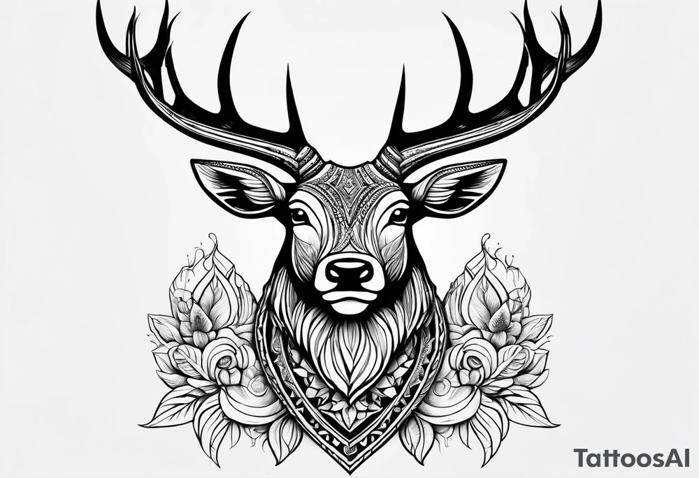 Cerf tattoo idea