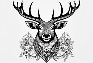 Cerf tattoo idea