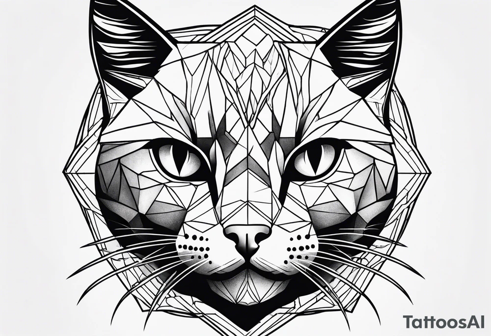 Black Cat tattoo idea