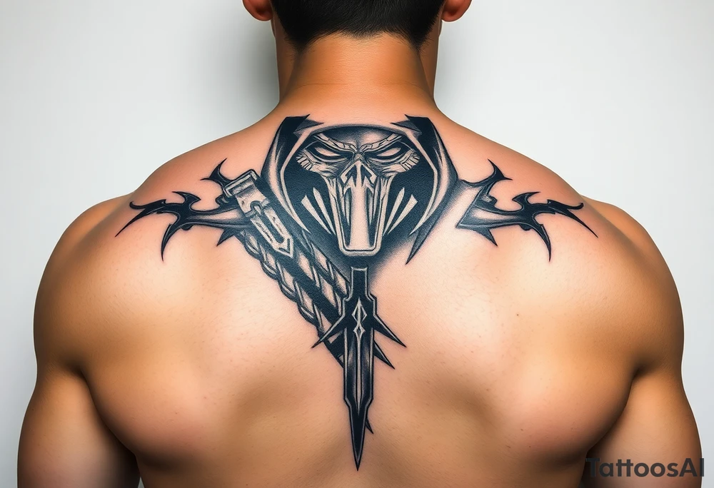 Sub zero from Mortal kombat tattoo idea