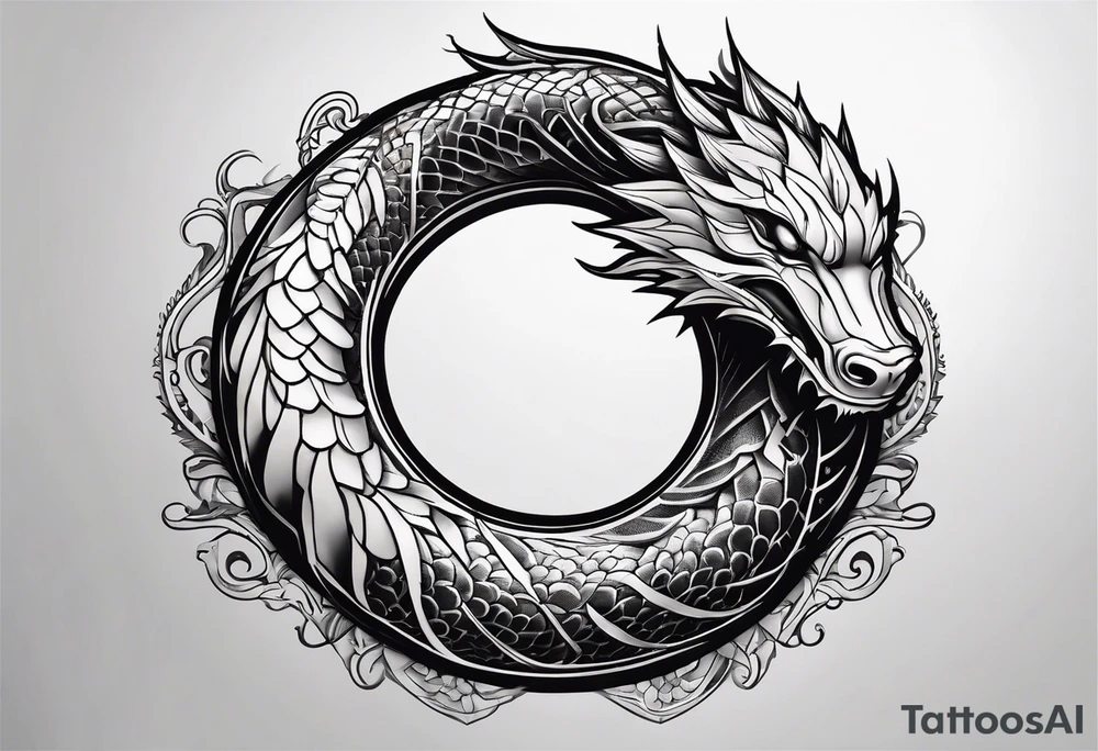 Ouroboros tattoo idea