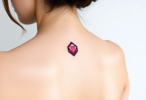 Small Ruby gem tattoo idea