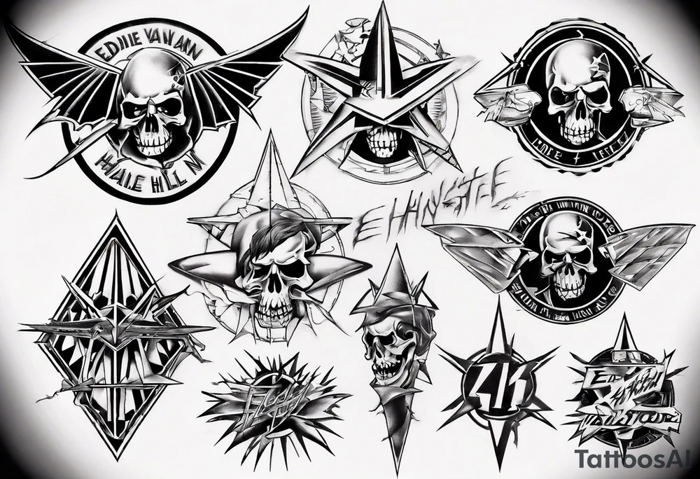 eddie van halen tattoo idea