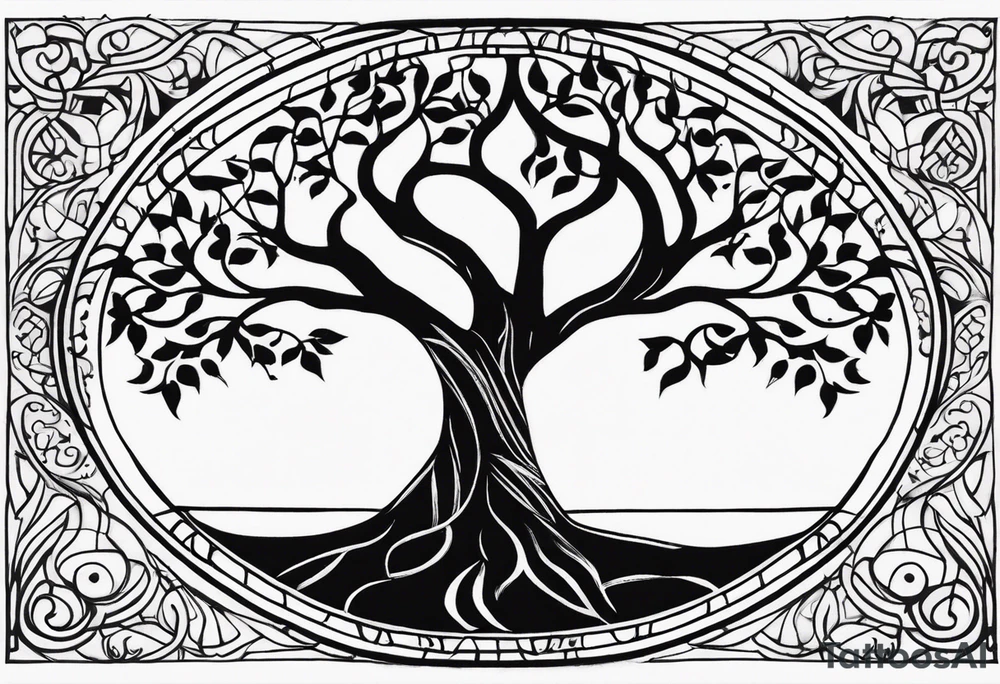 tree of life tattoo idea