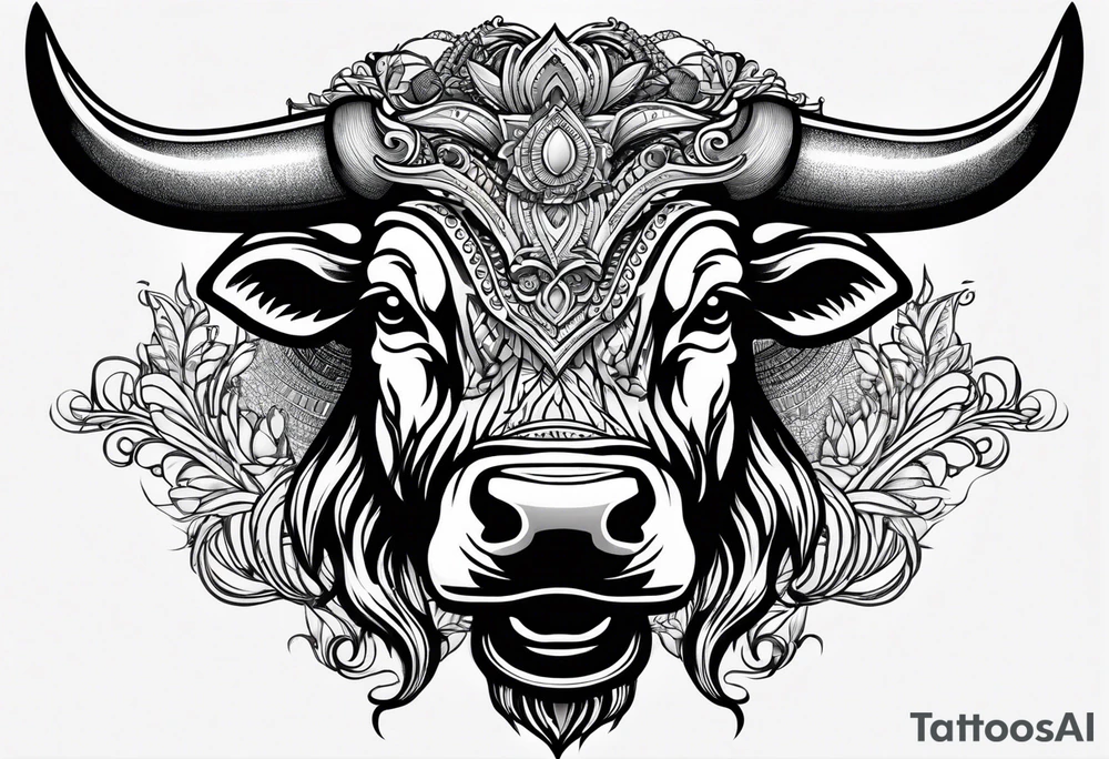 Bull tattoo idea