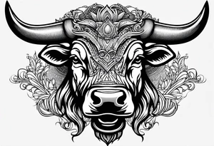 Bull tattoo idea