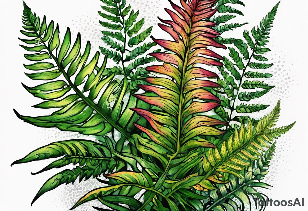 ferns tattoo idea