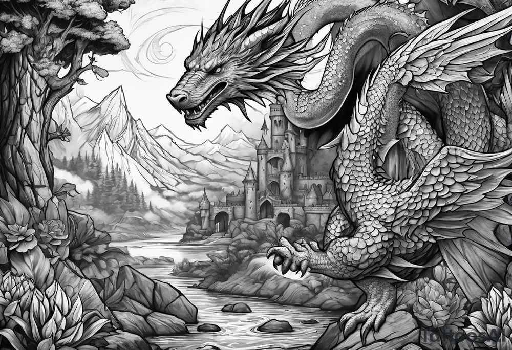 dungeons and dragons tattoo idea