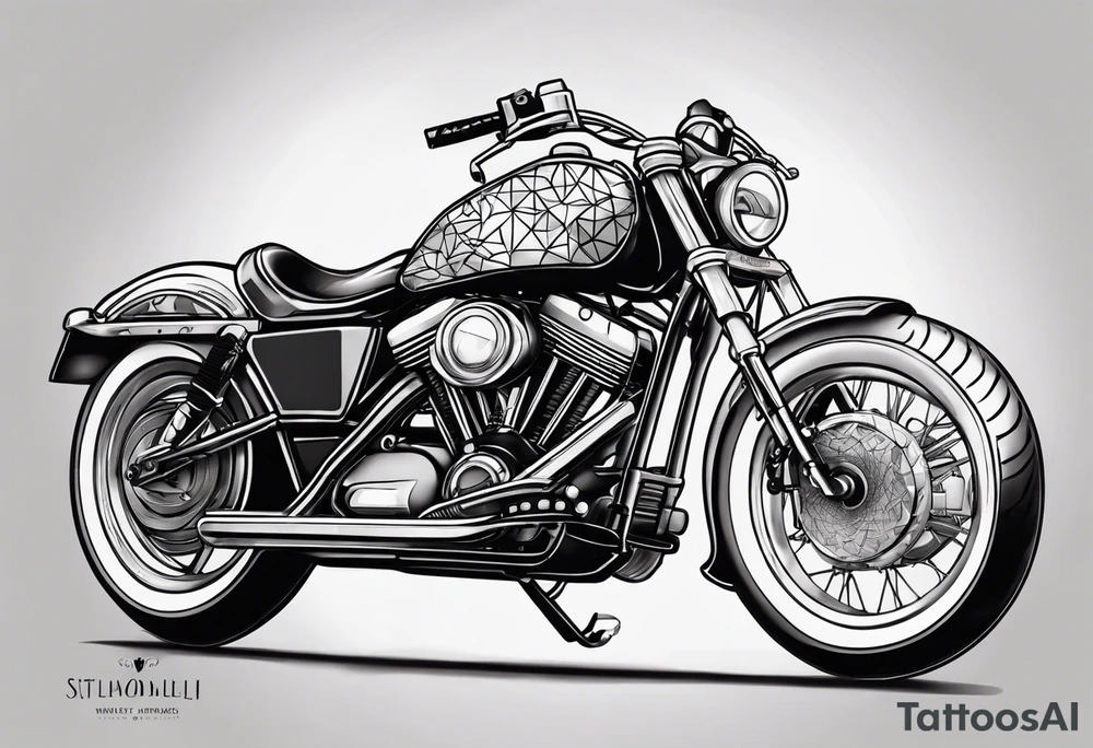 Bike tattoo idea