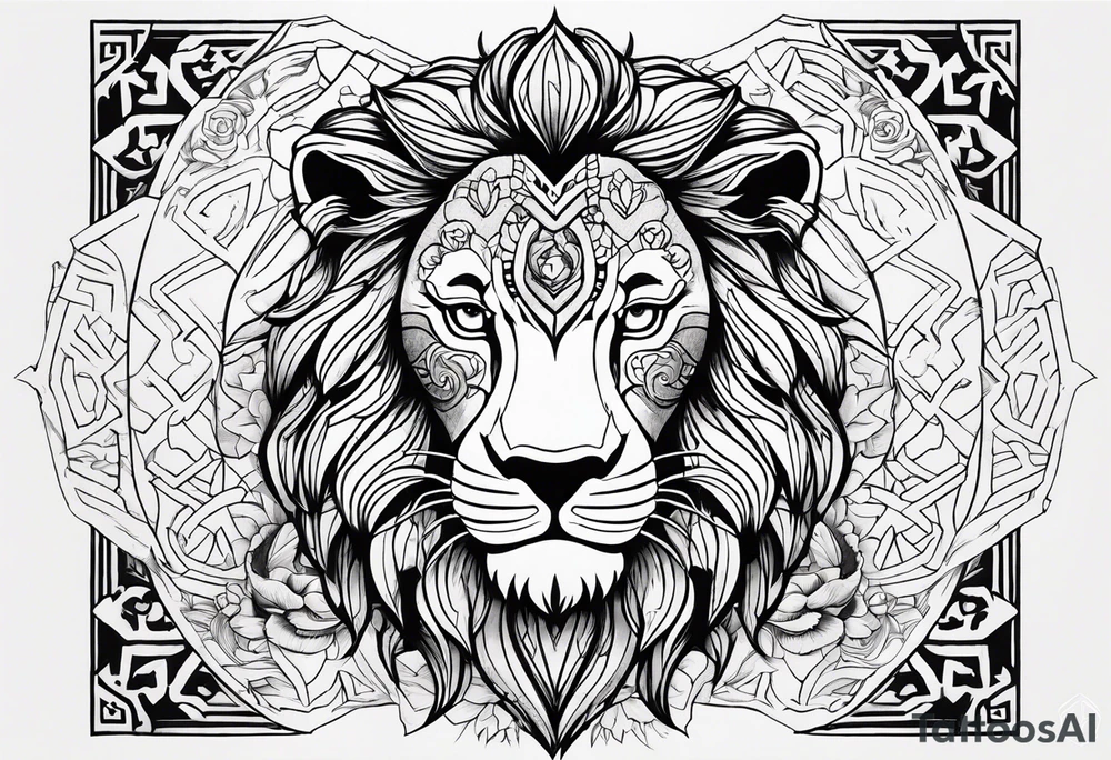 Lion king tattoo idea