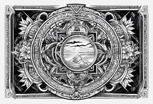 Representation of the book of Genesis tattoo idea
