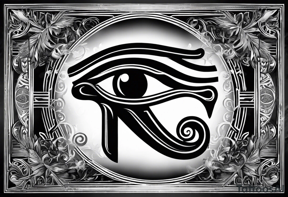 eye of ra tattoo idea