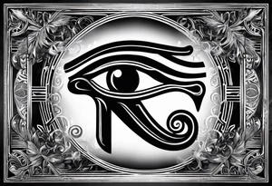 eye of ra tattoo idea