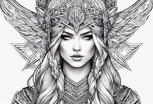 freya norse tattoo idea