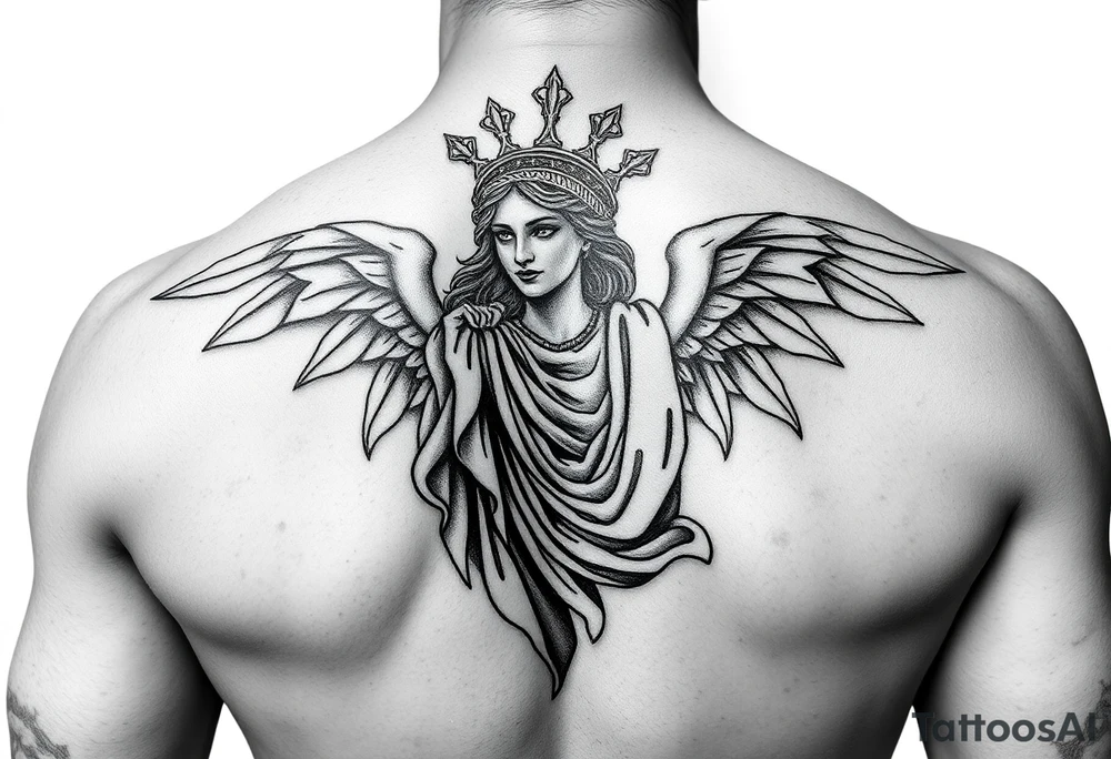 Rome goddess tattoo idea